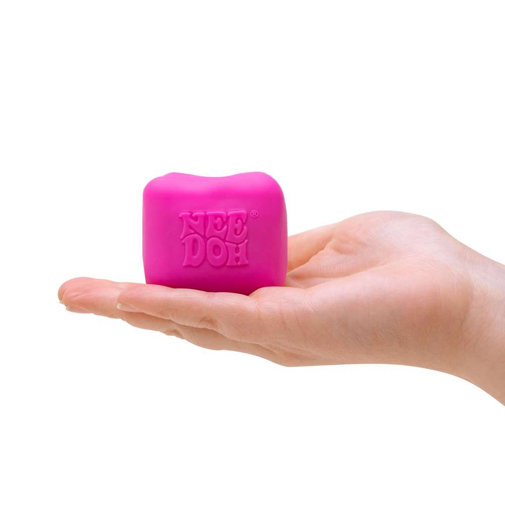 NeeDoh Color Change Cube - Colour Changing Fidget Toy for Kids Sensory Play