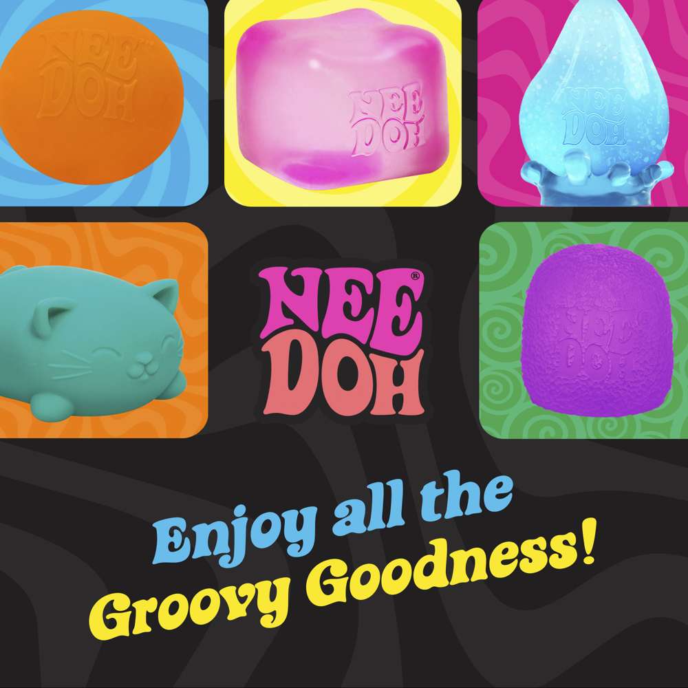 NeeDoh Mello Mallo Classic Groovy Soft Pastel Marshmellow Squishy