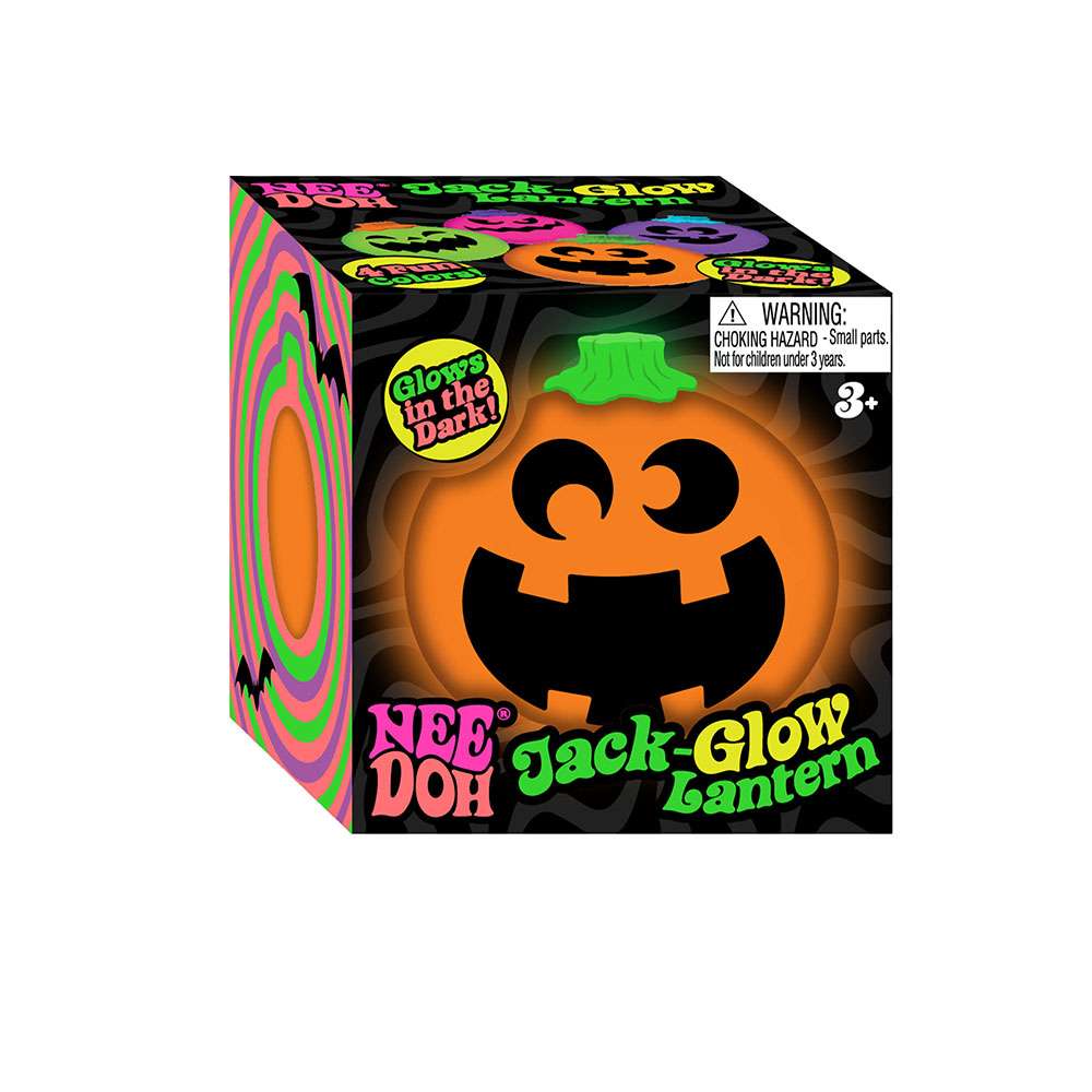 NeeDoh Jack-Glow Lantern Halloween Fidget Toy