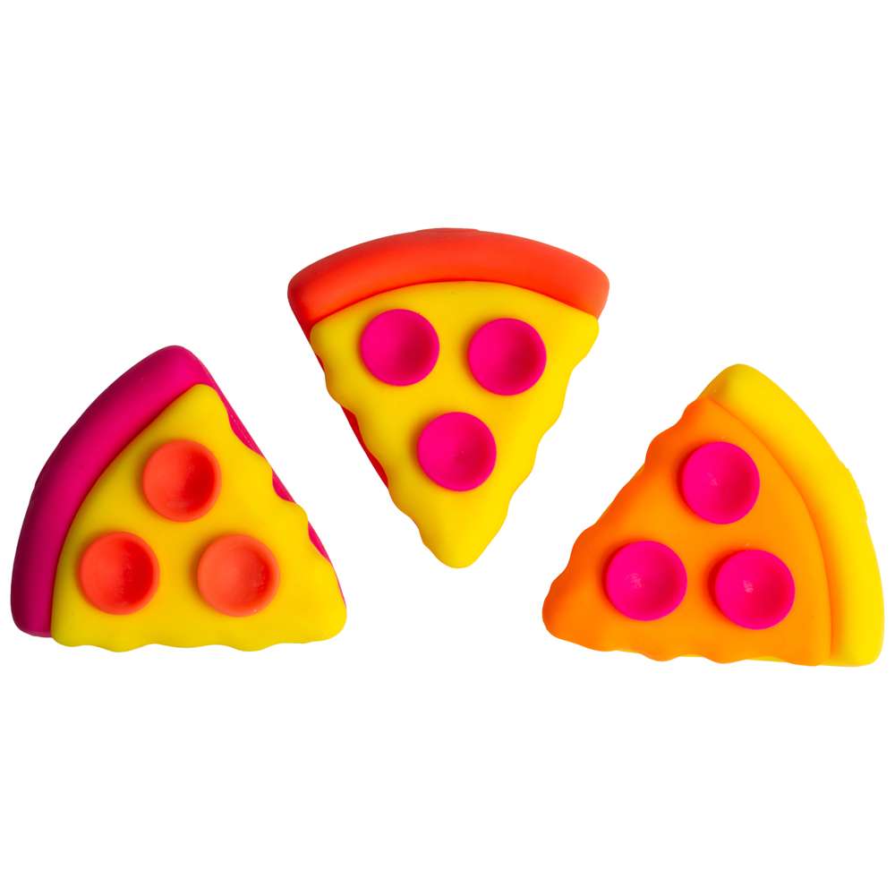 NeeDoh Squeezza - Pizza Squishy with Cheese, Sensory Fidget Toys for Kids