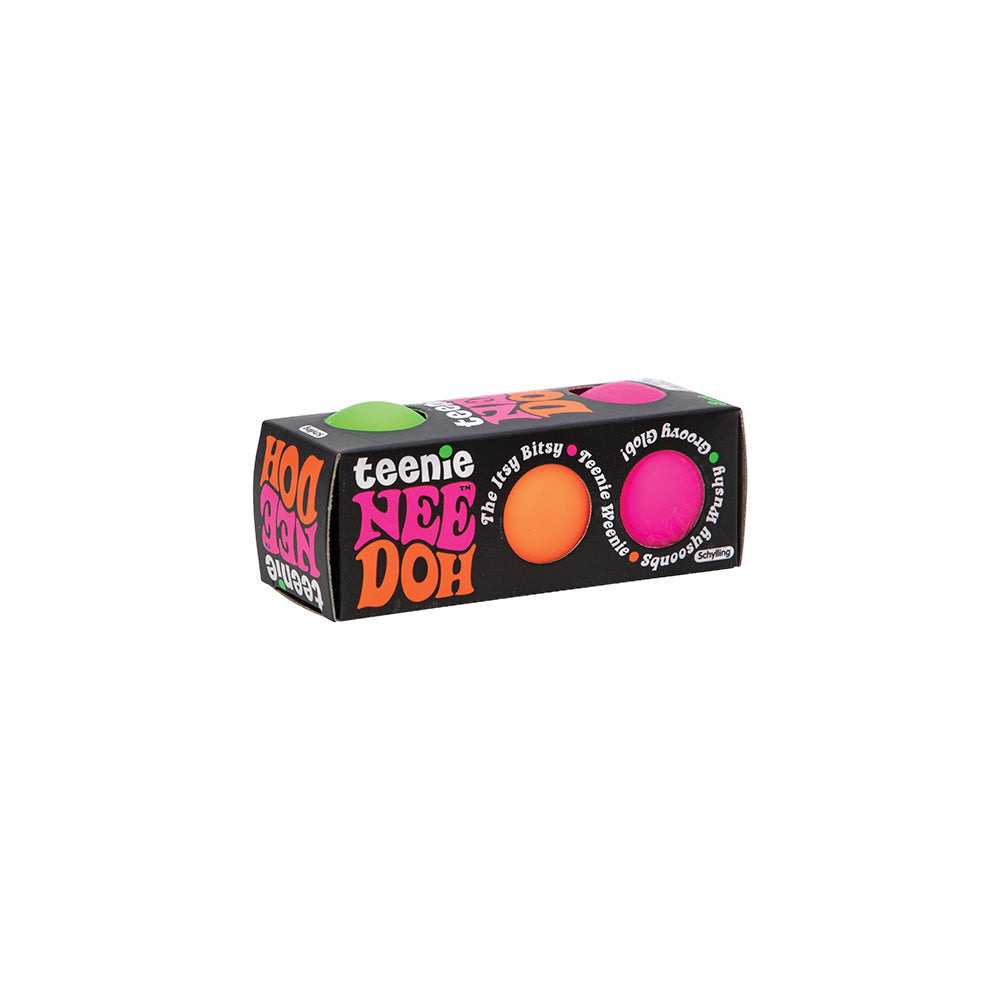 NeeDoh Teenie Classic Groovy Mini Squishy Stress Relief Fidget Toy 3 Pack