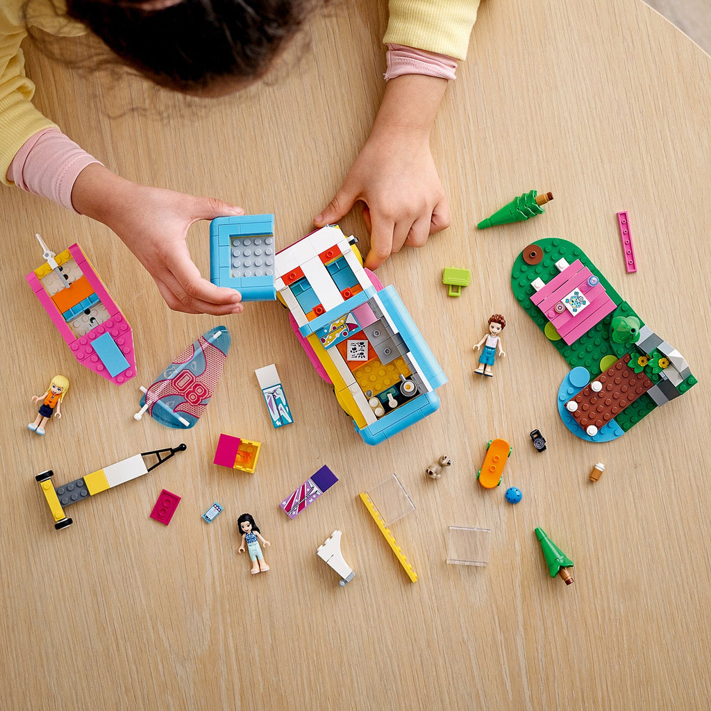 LEGO® Friends™ Forest Camper Van and Sailboat