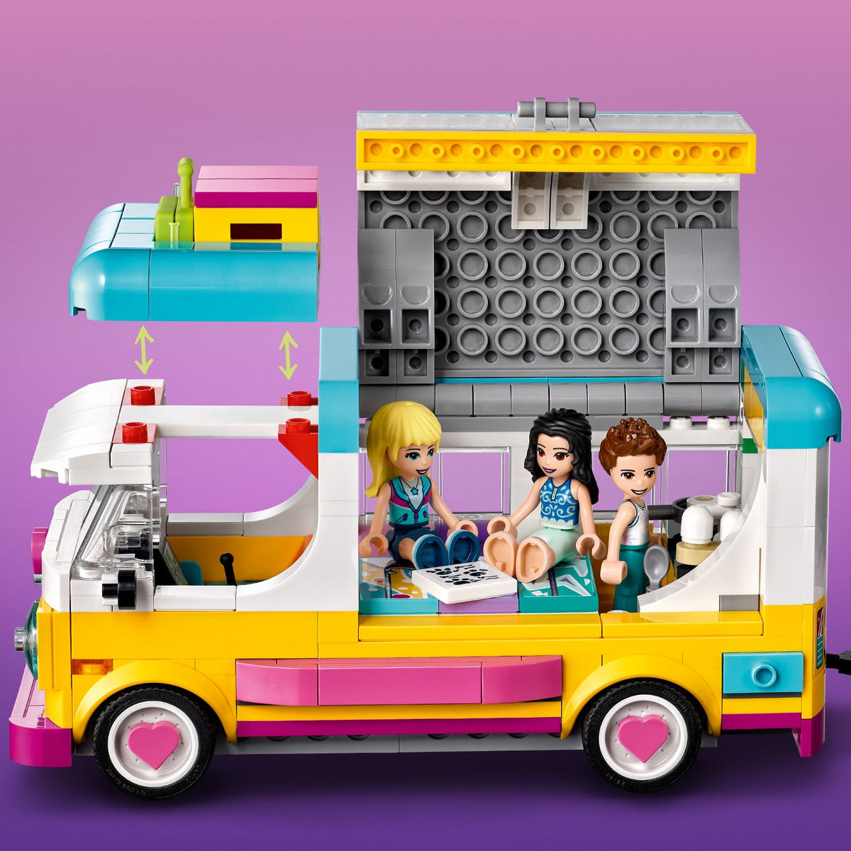 LEGO® Friends™ Forest Camper Van and Sailboat