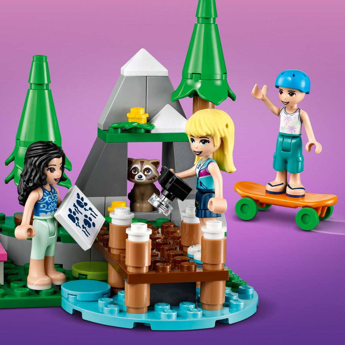 LEGO® Friends™ Forest Camper Van and Sailboat
