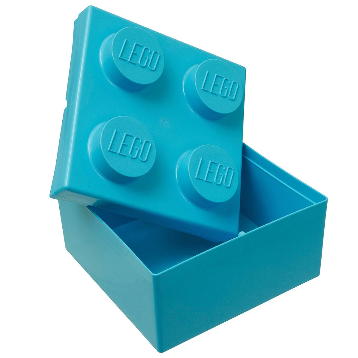 2x2 LEGO Box - Turquoise