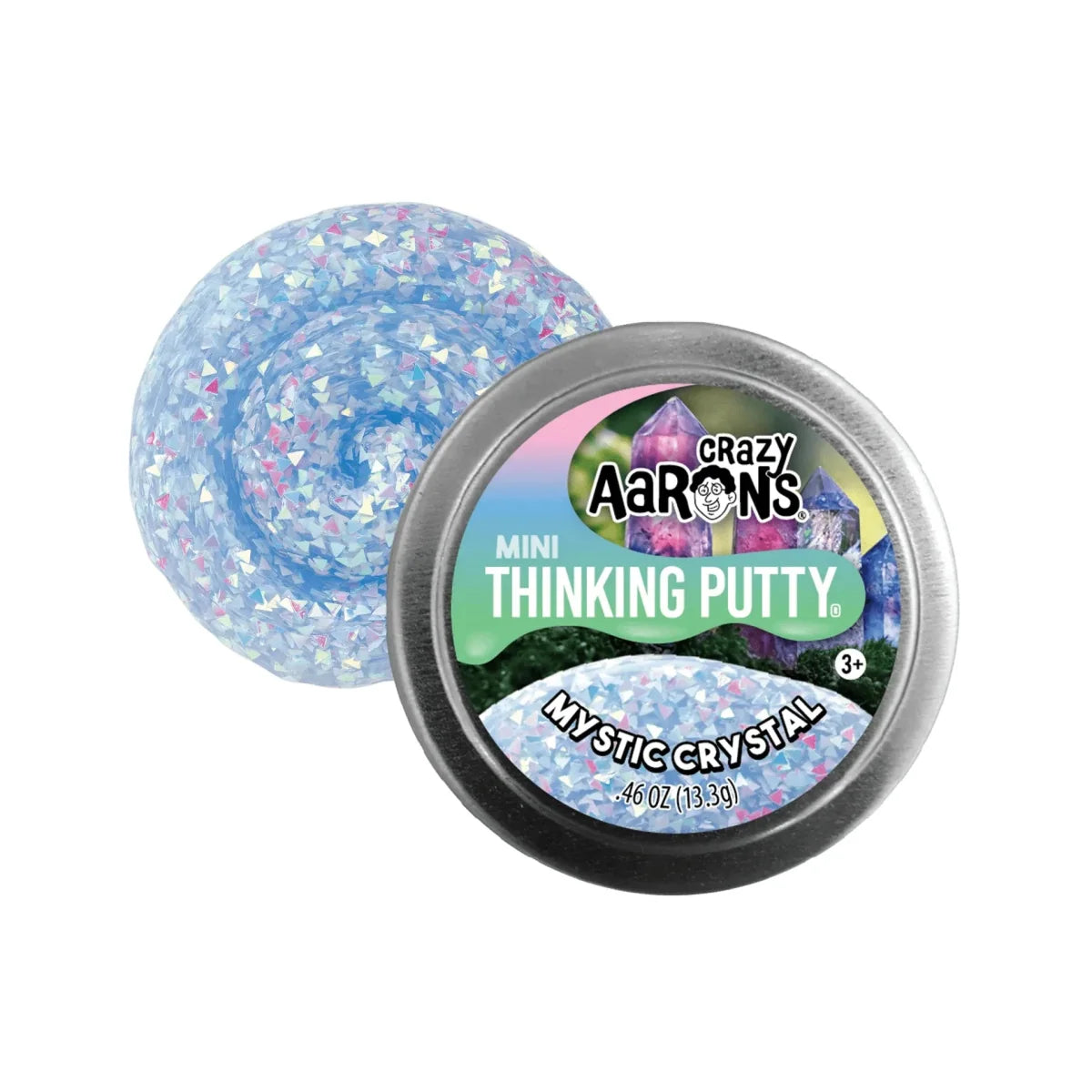 Crazy Aarons Mystic Crystal Mini 2 Inch Thinking Putty Tin