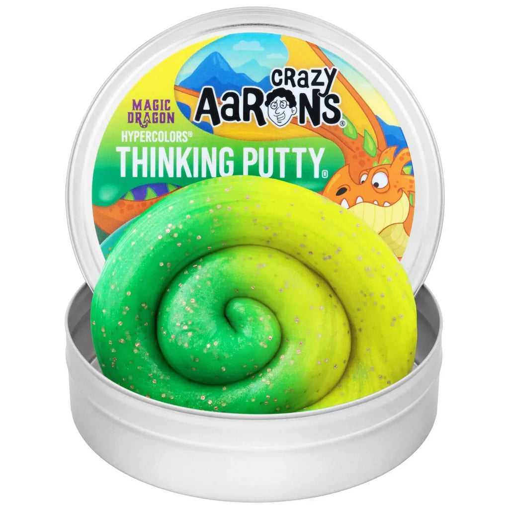 Crazy Aarons Magic Dragon Full Size 4 Inch Thinking Putty Tin