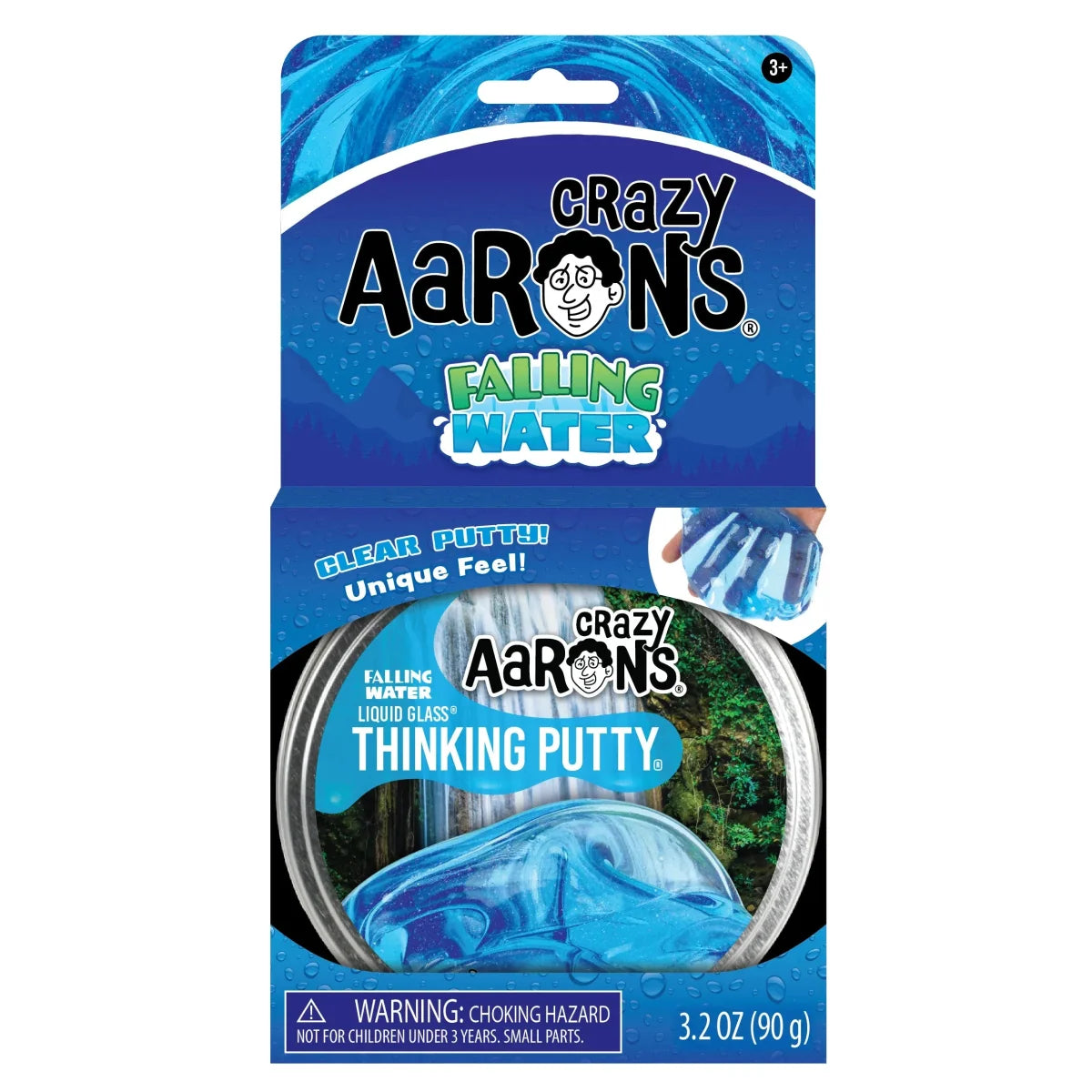 Crazy Aarons Falling Water Full Size 4 Inch Thinking Putty Tin