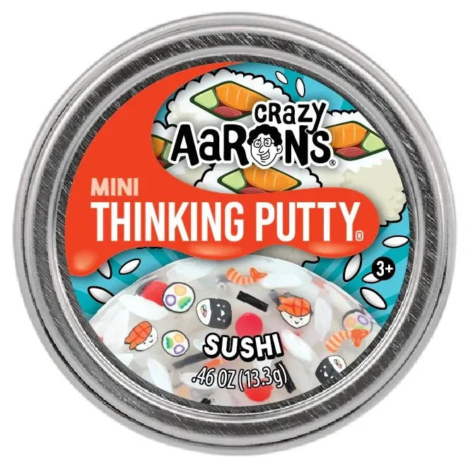 Crazy Aarons Sushi Mini 2 Inch Thinking Putty Tin