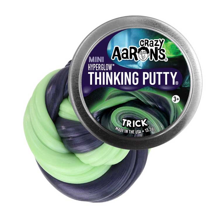 Crazy Aarons Trick Mini 2 Inch Halloween Thinking Putty Tin