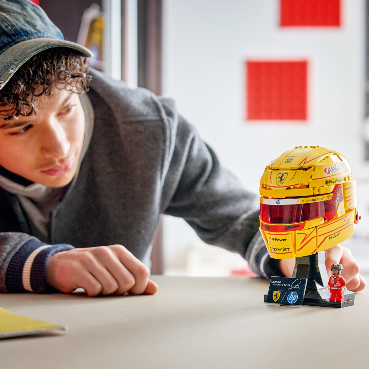 LEGO® Editions Scuderia Ferrari HP Lewis Hamilton Helmet