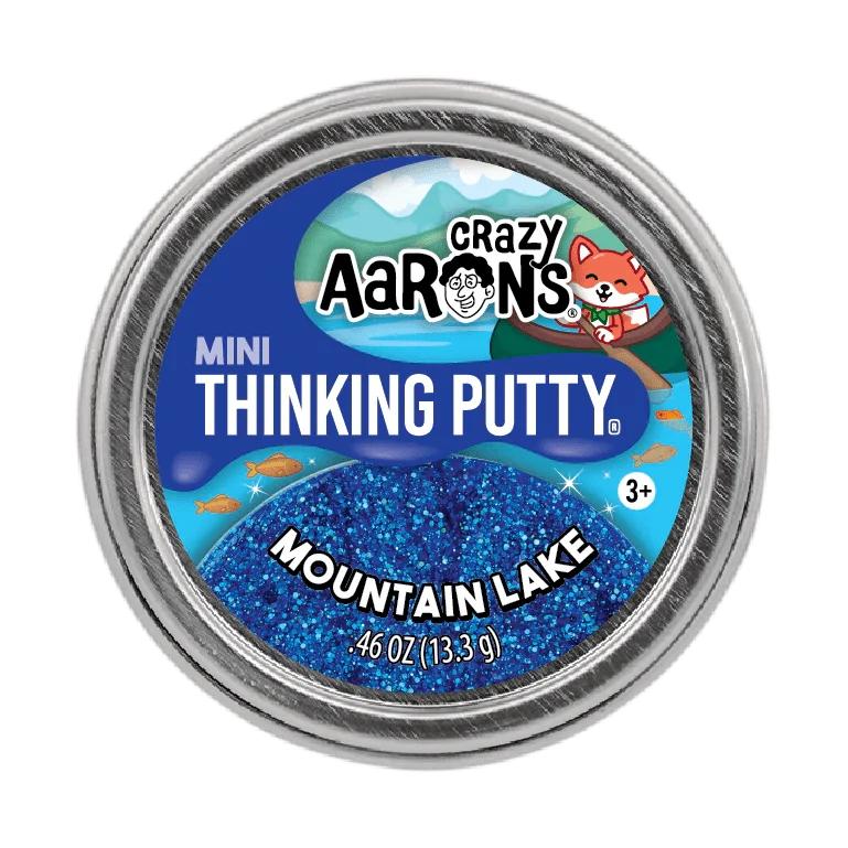 Crazy Aarons Mountain Lake Mini 2 Inch Thinking Putty Tin