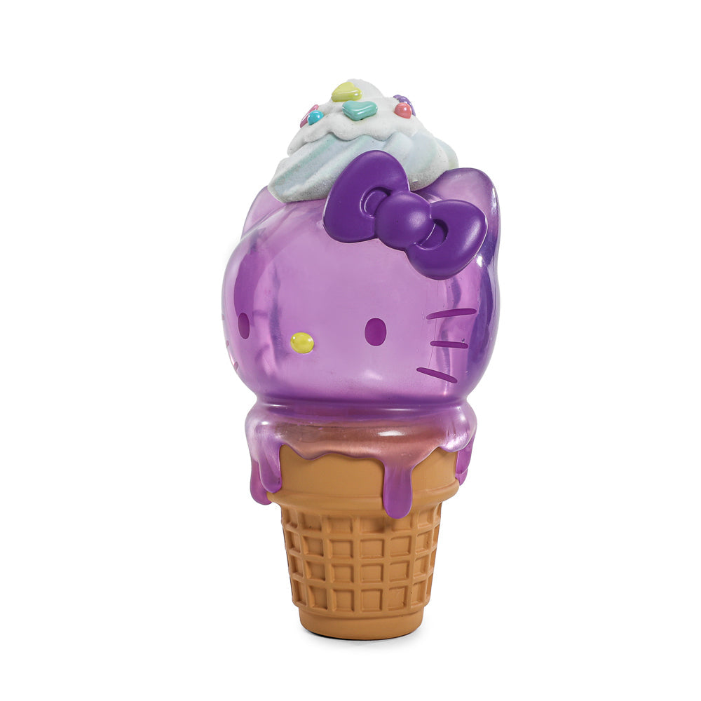 Hello Kitty® Ice Cream Cone 6" Vinyl Art Figure - Translucent Ube Edition - Kidrobot.com Exclusive (Limited Edition of 500)