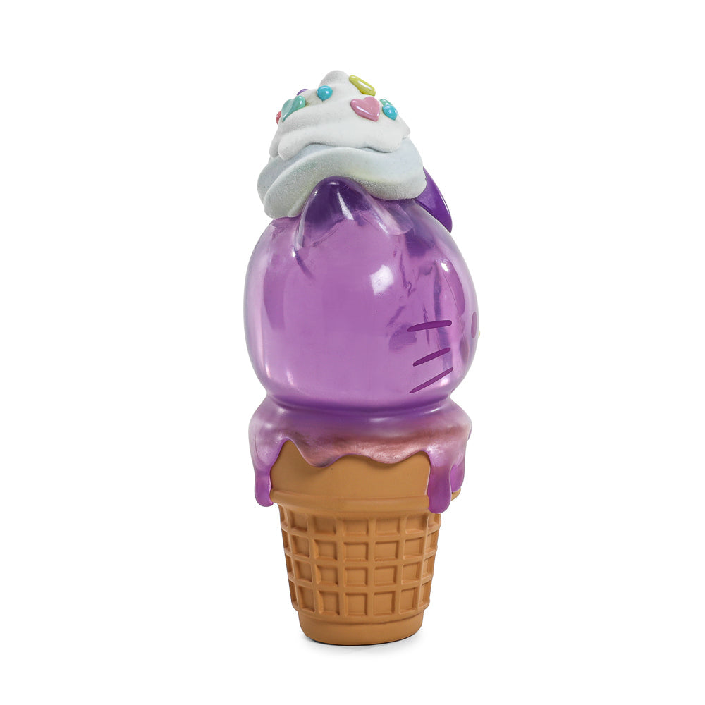 Hello Kitty® Ice Cream Cone 6" Vinyl Art Figure - Translucent Ube Edition - Kidrobot.com Exclusive (Limited Edition of 500)