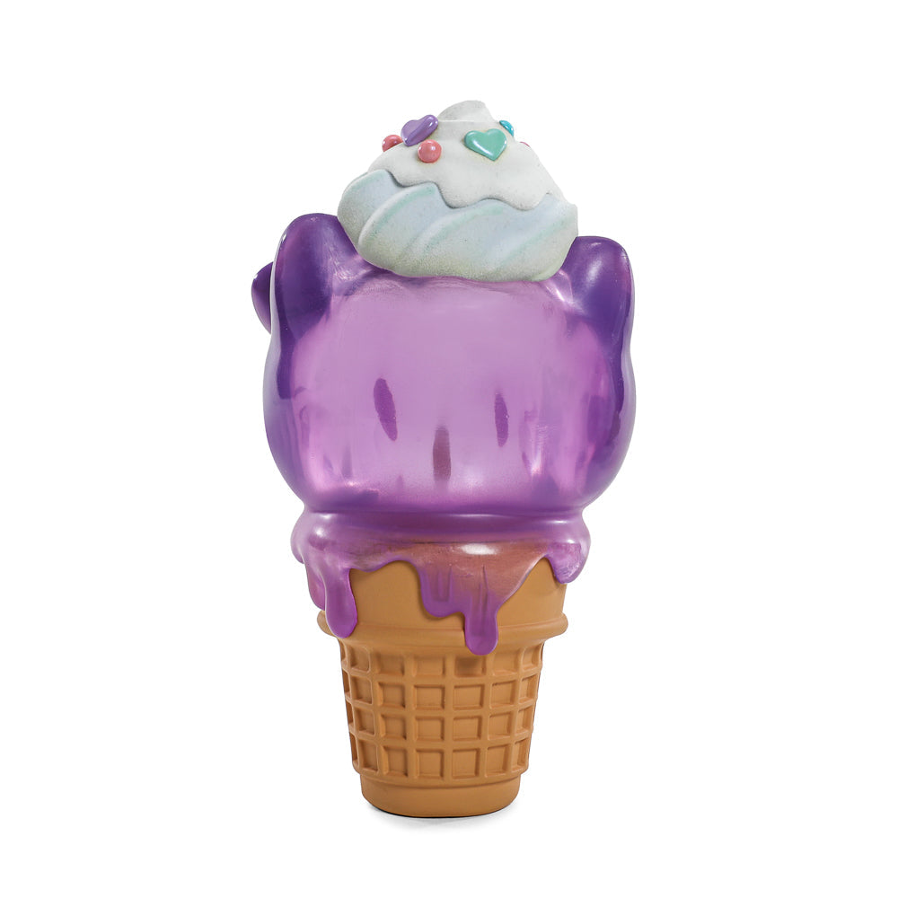 Hello Kitty® Ice Cream Cone 6" Vinyl Art Figure - Translucent Ube Edition - Kidrobot.com Exclusive (Limited Edition of 500)