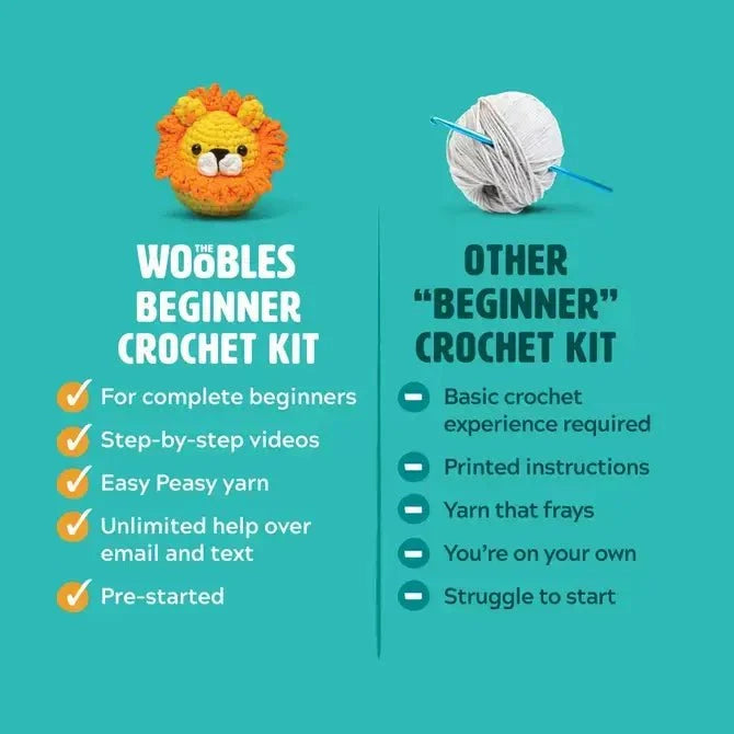 The Woobles Nico the Cat Beginner Crochet Kit
