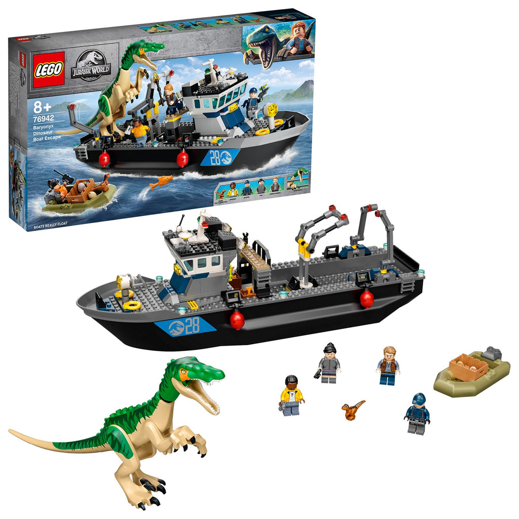 LEGO® Jurassic World Baryonyx Dinosaur Boat Escape