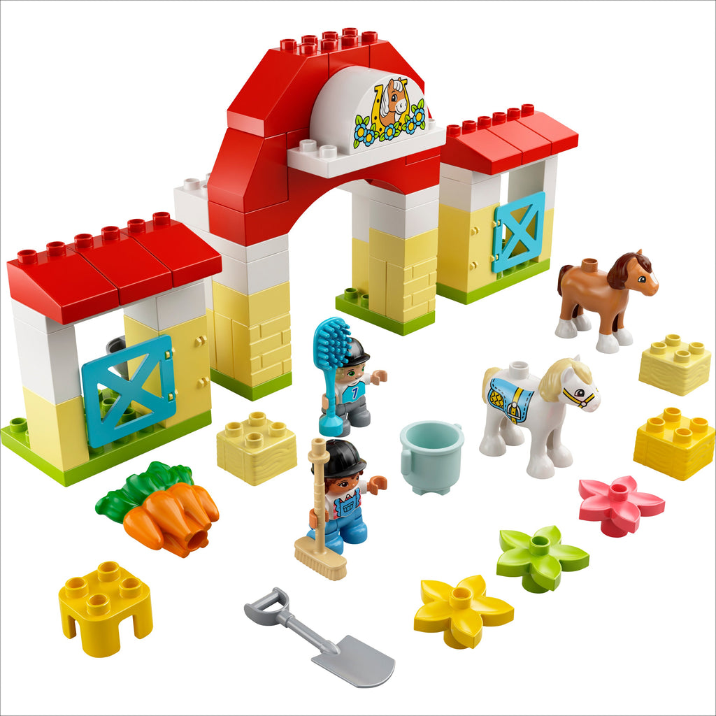 LEGO® DUPLO® Town Horse Stable and Pony Care
