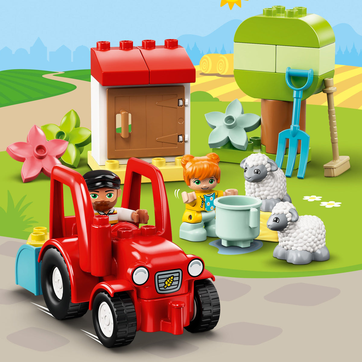 LEGO® DUPLO® Town Farm Tractor & Animal Care