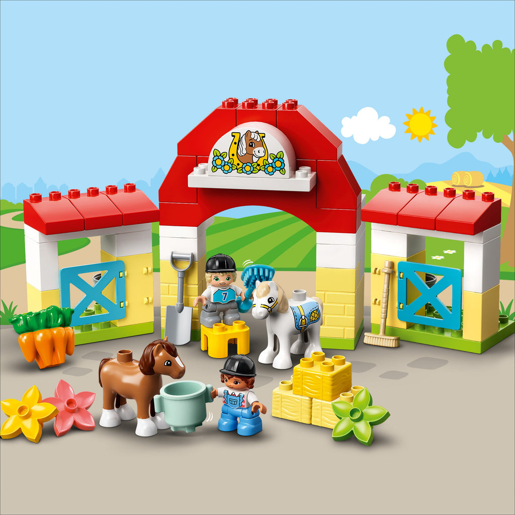 LEGO® DUPLO® Town Horse Stable and Pony Care
