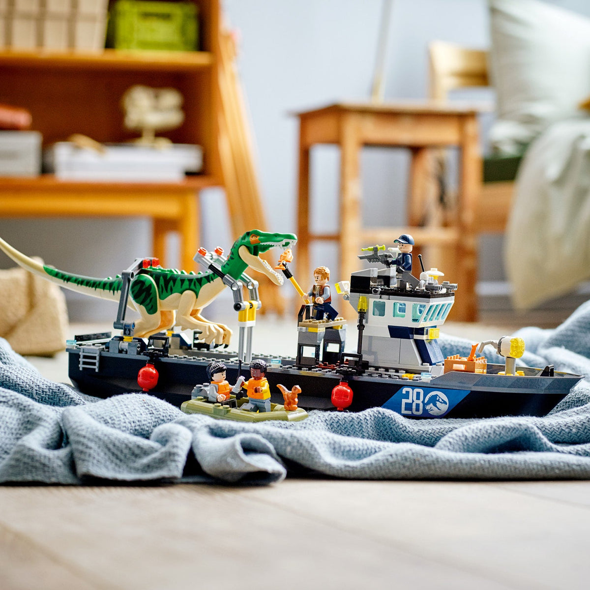 LEGO® Jurassic World Baryonyx Dinosaur Boat Escape