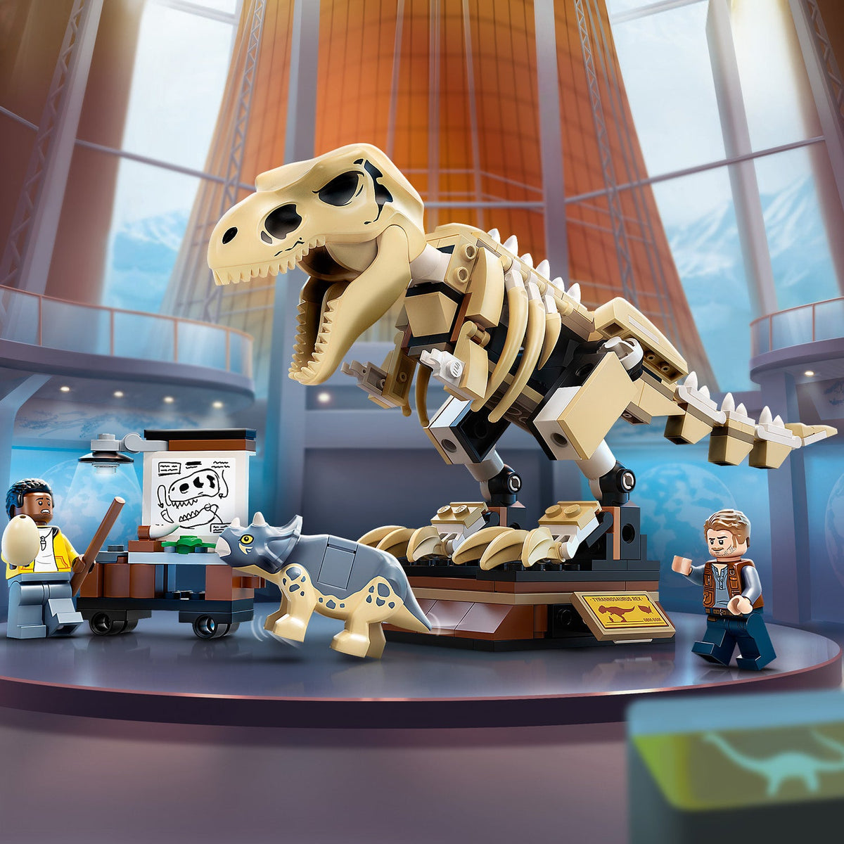 LEGO® Jurassic World T. rex Dinosaur Fossil Exhibition