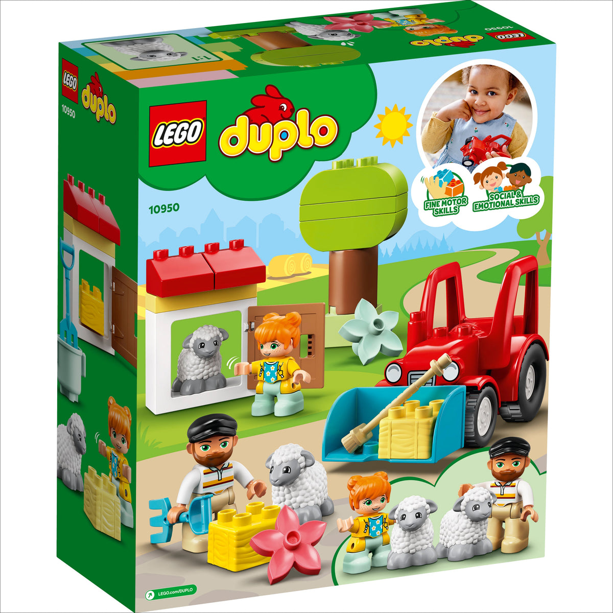 LEGO® DUPLO® Town Farm Tractor & Animal Care