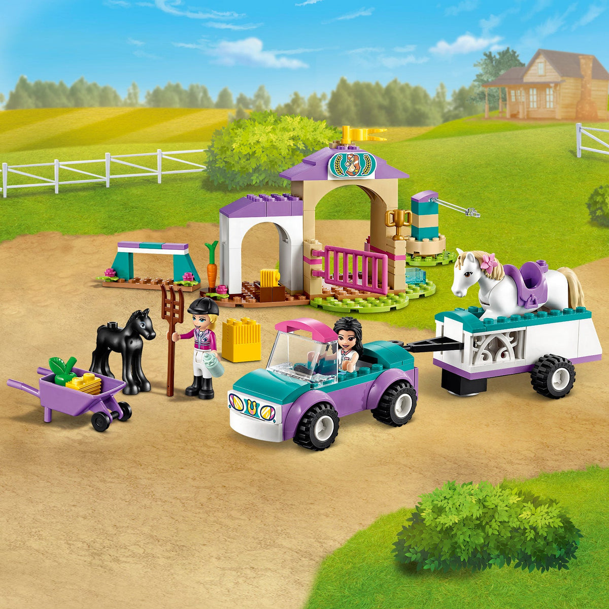 LEGO® Friends™ Horse Training and Trailer